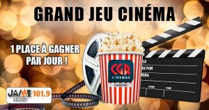 Gagnez une place de cinéma chaque soir de la semaine avec JAIME Radio et le Méga CGR de Lanester !