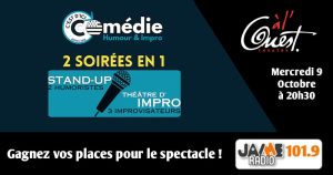 Gagnez vos places pour le spectacle C’est d’ici Comédie au Théâtre à l’Ouest d’Auray !