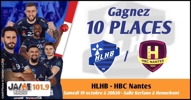 Gagnez vos places pour le match entre le Hennebont Lochrist Handball et Handball Club de Nantes !