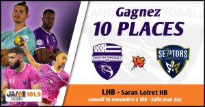 Gagnez vos places pour le match entre Lanester Handball et Saran Loiret HB !
