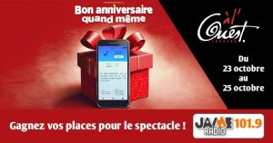 Gagnez vos places pour le spectacle “Bon anniversaire quand même” au Théâtre à l’Ouest d’Auray !