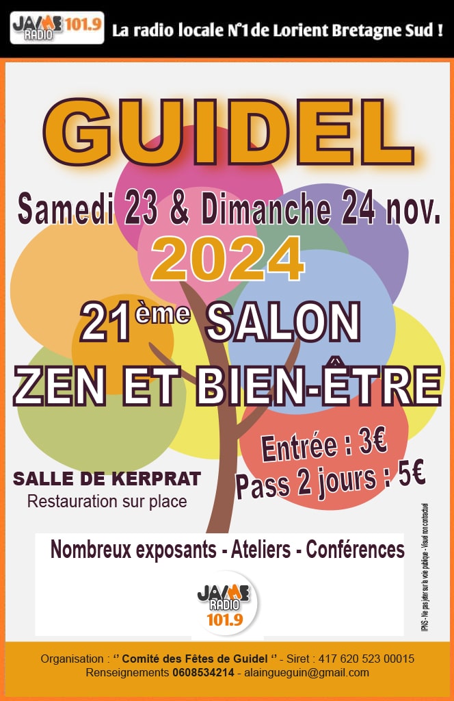 21e Salon Zen et Bien-être le 23 et 24 novembre à la salle de Kerprat