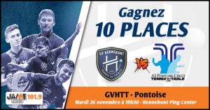 Gagnez vos places pour le prochain match de la GVHTT face à Pontoise !