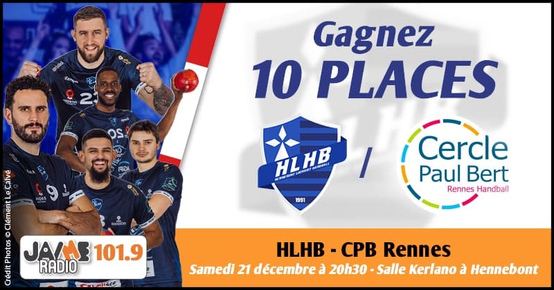 Gagnez vos places pour le match entre le Hennebont Lochrist Handball face au CPB Rennes!