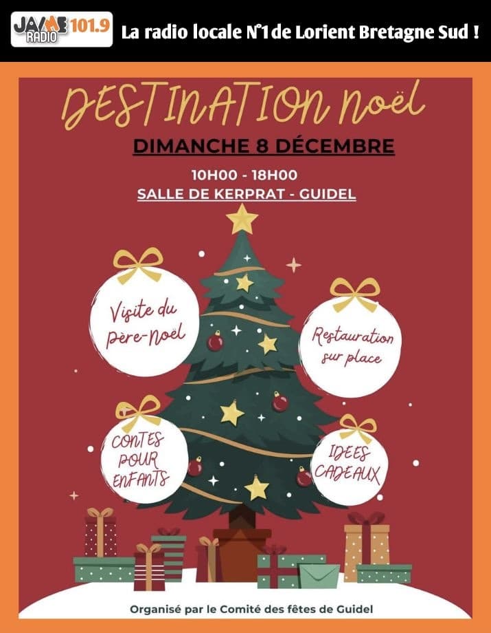 Destination Noël salle de Kerprat par le Comité des Fêtes de Guidel