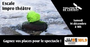 Gagnez vos places pour l’Escale impro théâtre au Théâtre de Lorient