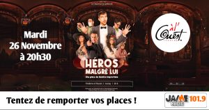 Gagnez vos places pour le spectacle “Héros malgré lui” au Théâtre à l’Ouest d’Auray !