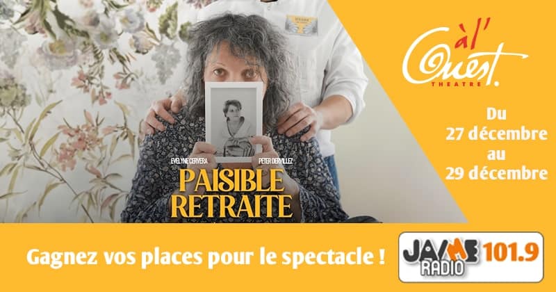 Gagnez vos places pour le spectacle “Paisible retraite” au Théâtre à l’Ouest d’Auray !