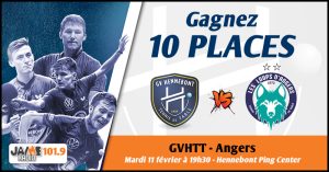 Gagnez vos places pour le prochain match de la GVHTT face à Angers !