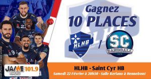 Gagnez vos places pour le match entre le Hennebont Lochrist Handball face à Saint Cyr HB !