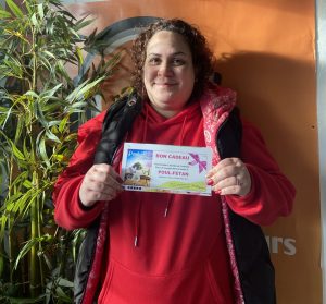 Damour Coralie – gagnante du jeu "Poul Fetan"