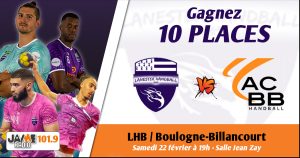 Gagnez vos places pour le match entre Lanester Handball et l’AC Boulogne Billancourt !