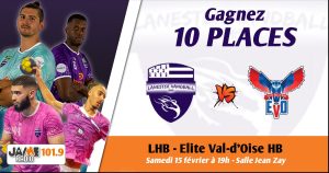 Gagnez vos places pour le match entre Lanester Handball et Elite Val d’Oise HB !