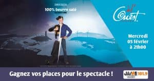 Gagnez vos places pour voir Simon Cojean au Théâtre à l’Ouest d’Auray !