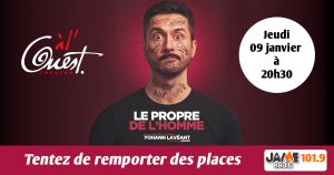 Gagnez vos places pour le spectacle “Le propre de l’homme” au Théâtre à l’Ouest d’Auray !