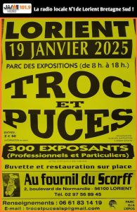 Troc et Puces au Parc des expositions de Lanester par le club des supporters de Lorient Sports