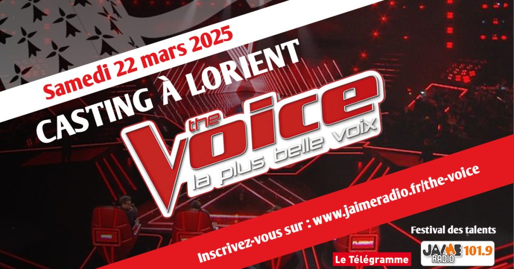 Casting The Voice à Lorient, avec JAIME Radio