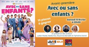 Gagnez vos places pour l’avant première du film “Avec ou sans enfants” au Méga CGR de Lanester !