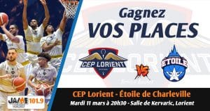Gagnez vos places pour le match du CEP Lorient face à étoile Charleville !