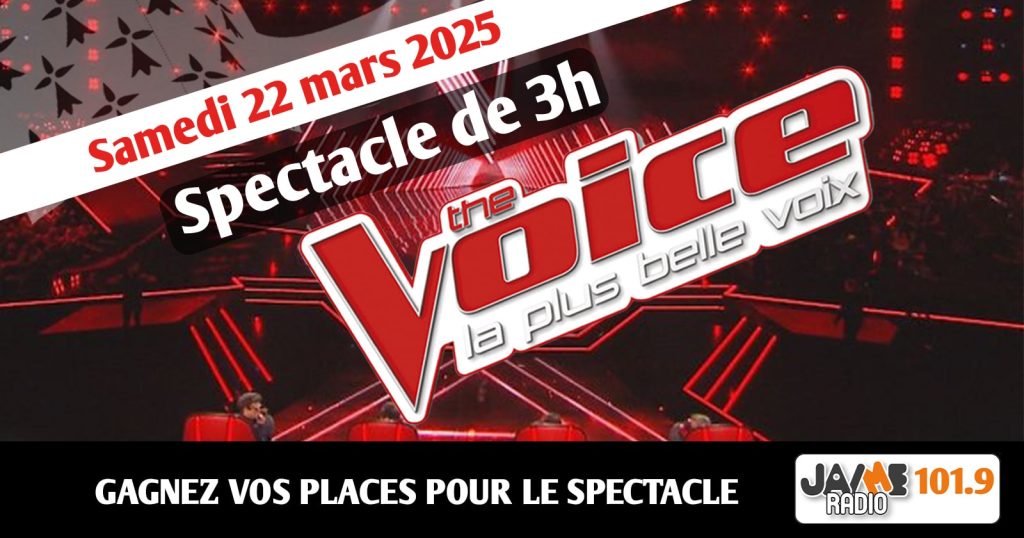 Gagnez vos places pour assister au spectacle casting The Voice à Ploemeur !