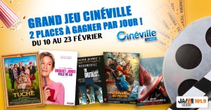 Gagnez vos places cinéma pour le Cinéville de Lorient avec JAIME Radio