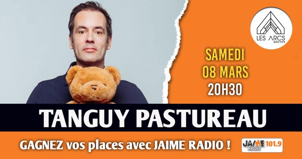 Gagnez vos places pour voir Tanguy Pastureau aux Arcs de Quéven !