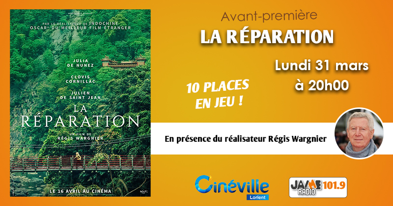 Gagnez vos places pour l’avant première du film “La réparation” au Cinéville de Lorient !