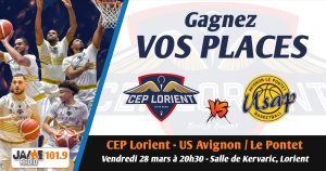 Gagnez vos places pour le match du CEP Lorient face à Avignon !