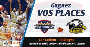 Gagnez vos places pour le match du CEP Lorient face aux boulonnais !