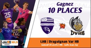 Gagnez vos places pour le match entre Lanester Handball et Draguignan Var HB !