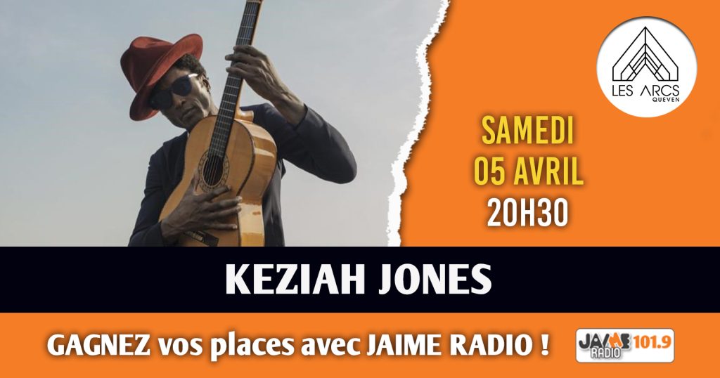 Gagnez vos places pour voir Keziah Jones aux Arcs de Quéven !