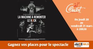 Gagnez vos places pour La machine à remonter le rock au Théâtre à l’Ouest d’Auray !