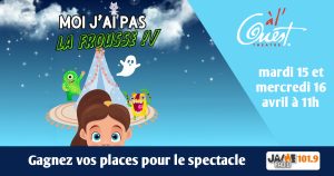 Gagnez vos places pour voir le spectacle enfant au Théâtre à l’Ouest d’Auray !