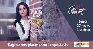 Gagnez vos places pour voir Nadia Roz au Théâtre à l’Ouest d’Auray !