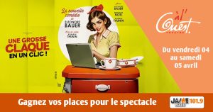 Gagnez vos places pour voir Une grosse claque en un clic au Théâtre à l’Ouest d’Auray !