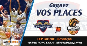 Gagnez vos places pour le match du CEP Lorient face à Besançon !