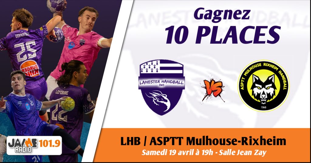 Gagnez vos places pour le match entre le LHB et l’ASPTT MULHOUSE/RIXHEIM !