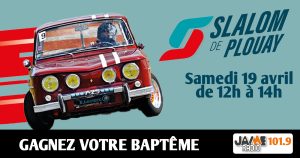 Gagnez votre baptême de voiture de sport pour le Slalom auto de Plouay !