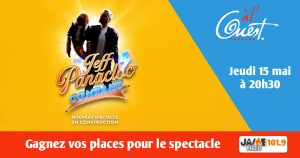 Gagnez vos places pour le spectacle de Jeff Panacloc au Théâtre à l’Ouest d’Auray !