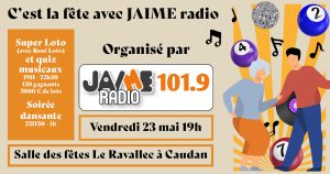 Gagnez vos places pour assister à la soirée festive de JAIME Radio !