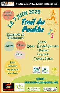 Trail du Pouldu à Clohars Carnoët le 7 juin