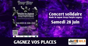 Gagnez vos places pour le concert solidaire Made in Japan Deep Purple Legacy