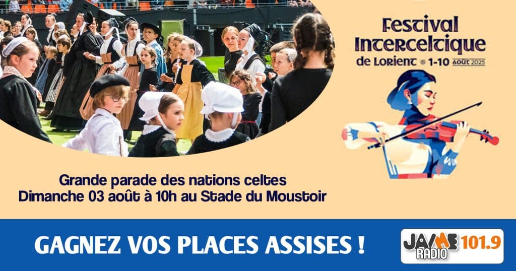 Gagnez vos places assises pour La Grande Parade des nations celtes !