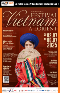 Du 2 au 6 juillet, découvrez la culture vietnamienne à Lorient : cinéma, défilé, gastronomie, exposition, spectacle et bien plus.