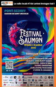 Le Festival Saumon revient du 30 juin au 6 juillet à Pont-Scorff avec concerts, spectacles, animations et une ambiance festive gratuite !