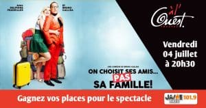 Gagnez vos places pour la comédie “On choisit ses amis, pas sa famille !” au Théâtre à l’Ouest d’Auray !