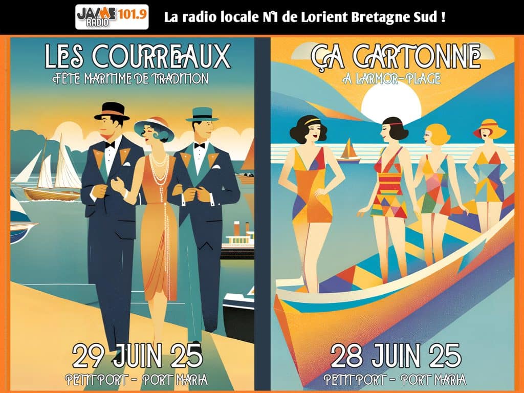 Deux jours d’animations à Larmor-Plage les 28 et 29 juin : régate de bateaux en carton, concert rock, fête maritime des Courreaux !