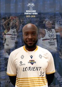 Arrivée de Parfait NJIBA au CEP Lorient Breizh Basket
