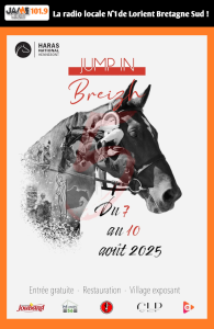 Le Jump In Breizh revient au Haras d’Hennebont du 7 au 10 août. Concours de saut d’obstacles, village d’exposants, entrée gratuite !