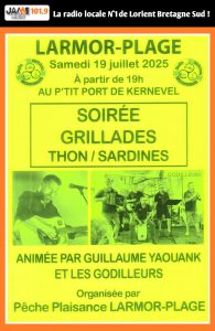 Grande soirée Grillades, thons et sardines à Larmor-Plage